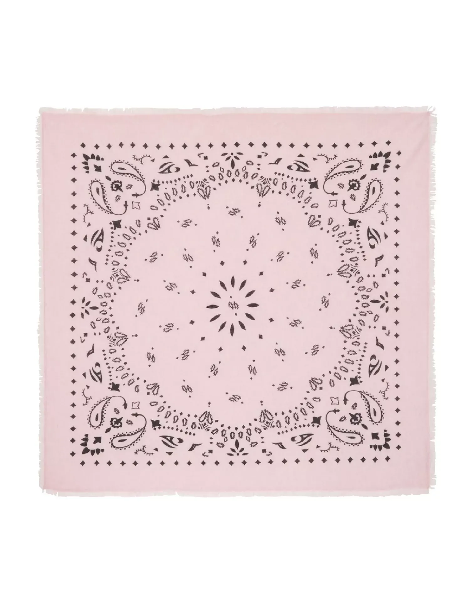 Kujten Scarves & Snoods>Large Cashmere Bandana Candy Pink
