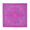 Kujten Scarves & Snoods>Large Cashmere Bandana Violet India