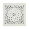 Kujten Scarves & Snoods>Large Cashmere Bandana, 2-Threads Blanc