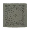 Kujten Scarves & Snoods>Large Cashmere Bandana, 2-Threads Kaki Chine