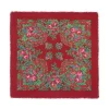 Kujten Scarves & Snoods>Large Cashmere Bandana, 2-Threads Rouge