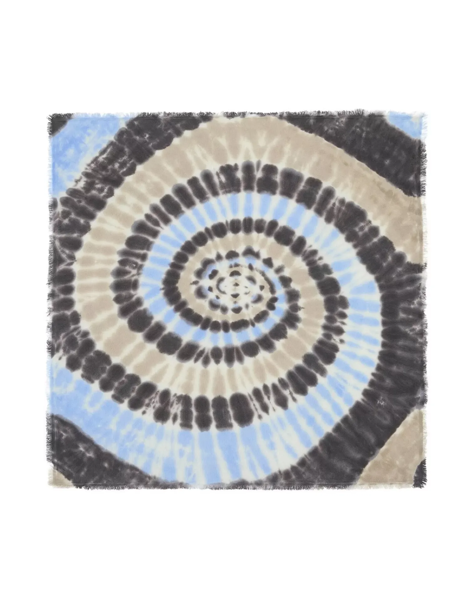 Kujten Scarves & Snoods>Large Cashmere Bandana, 2-Threads Marron Jeans