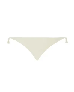 Kujten Scarves & Snoods>Large Cashmere Bandana With Pompoms Blanc Vintage