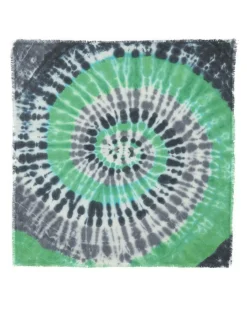 Kujten Bandanas>Large Printed Cashmere Bandana Gris Flanelle