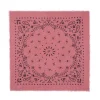 Kujten Bandanas>Large Printed Cashmere Bandana Rose Chine