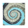 Kujten Bandanas>Large Printed Cashmere Bandana Bleu Turquoise