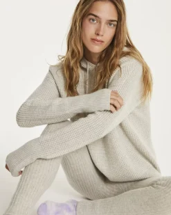 Kujten Joggings & Leggings>Legging Cashmere Woman Gris Bouleau