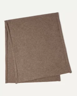 Kujten Scarves & Snoods>Long Cashmere Scarf Beige Taupe