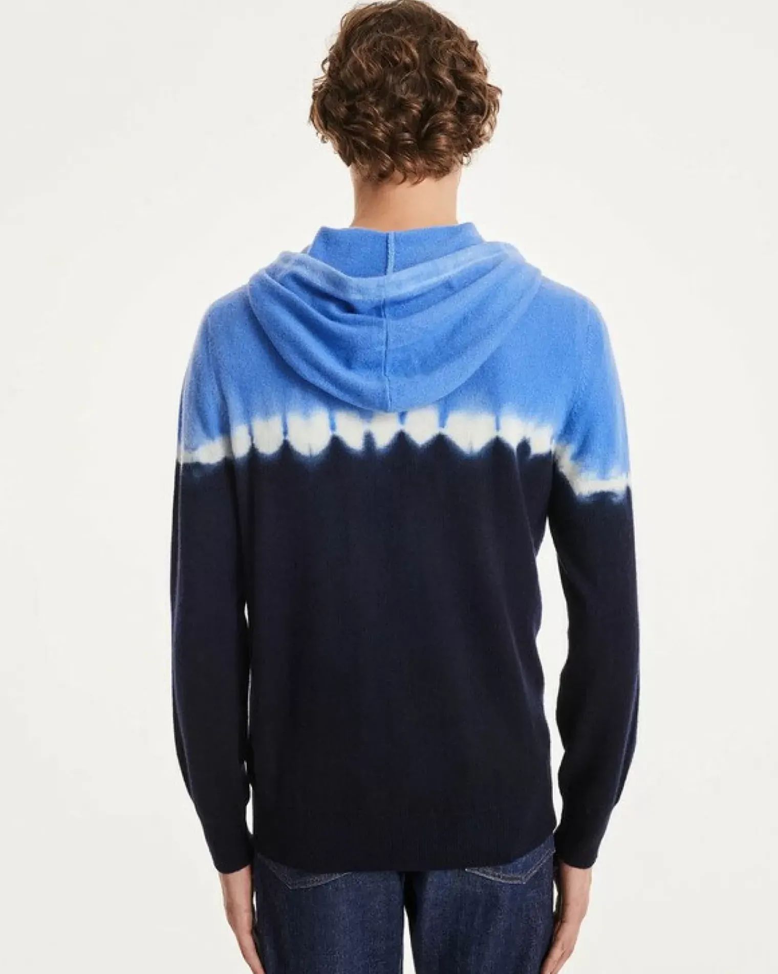 Kujten Hoodies>Long Sleeve Hooded Zipped Vest Bleu Kabalos