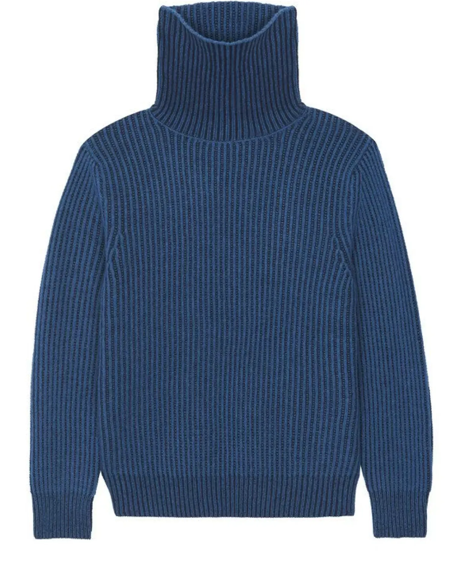 Kujten Sweaters & Sweatshirts>Long Sleeve Turtleneck Sweater Bleu Marine Fonce