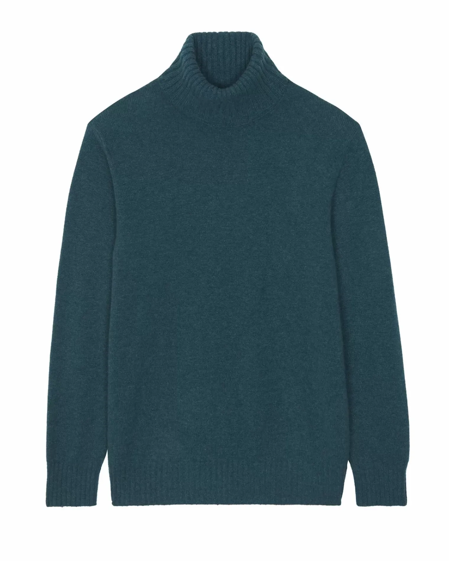 Kujten Sweaters & Sweatshirts>Long-Sleeved Turtleneck Cashmere Sweater Vert Foret