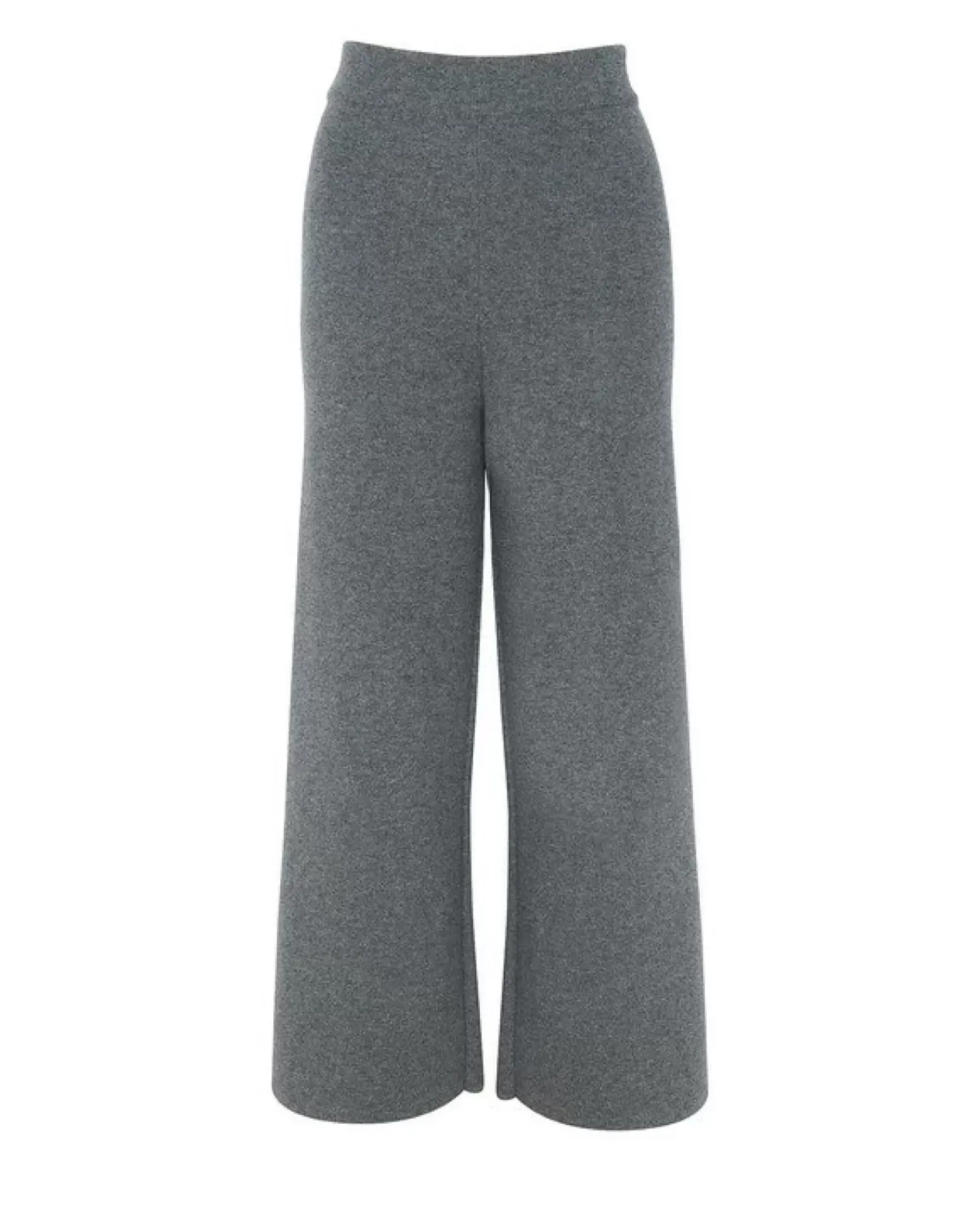 Kujten Pants & Shorts>Loose Fitting Cashmere Trousers Gris Flanelle