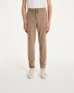 Kujten Joggings & Shorts>Men Cashmere Jogging Beige Taupe