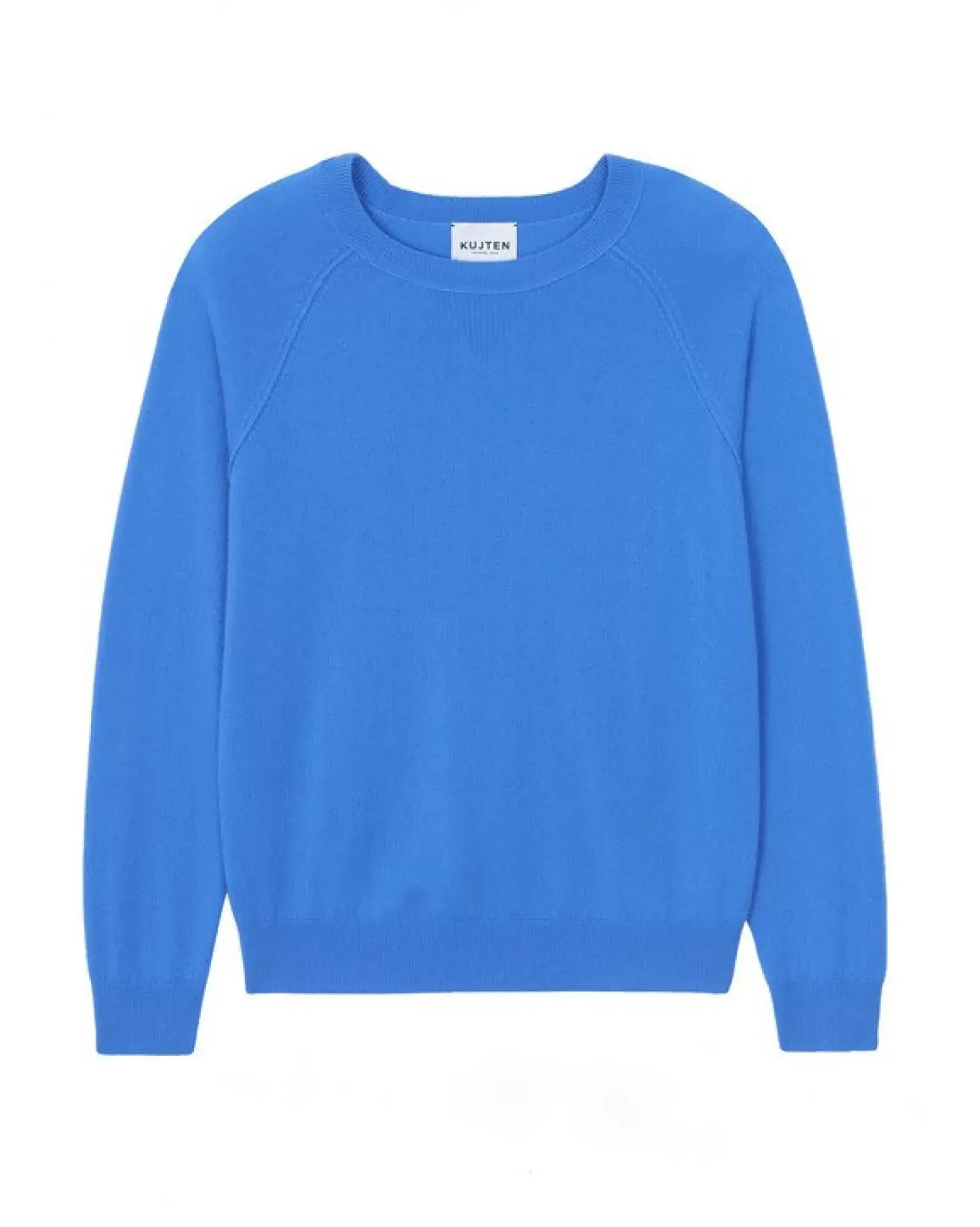 Kujten Sweaters & Sweatshirts>Men Round Neck Cashmere Sweater Bleu Kabalos