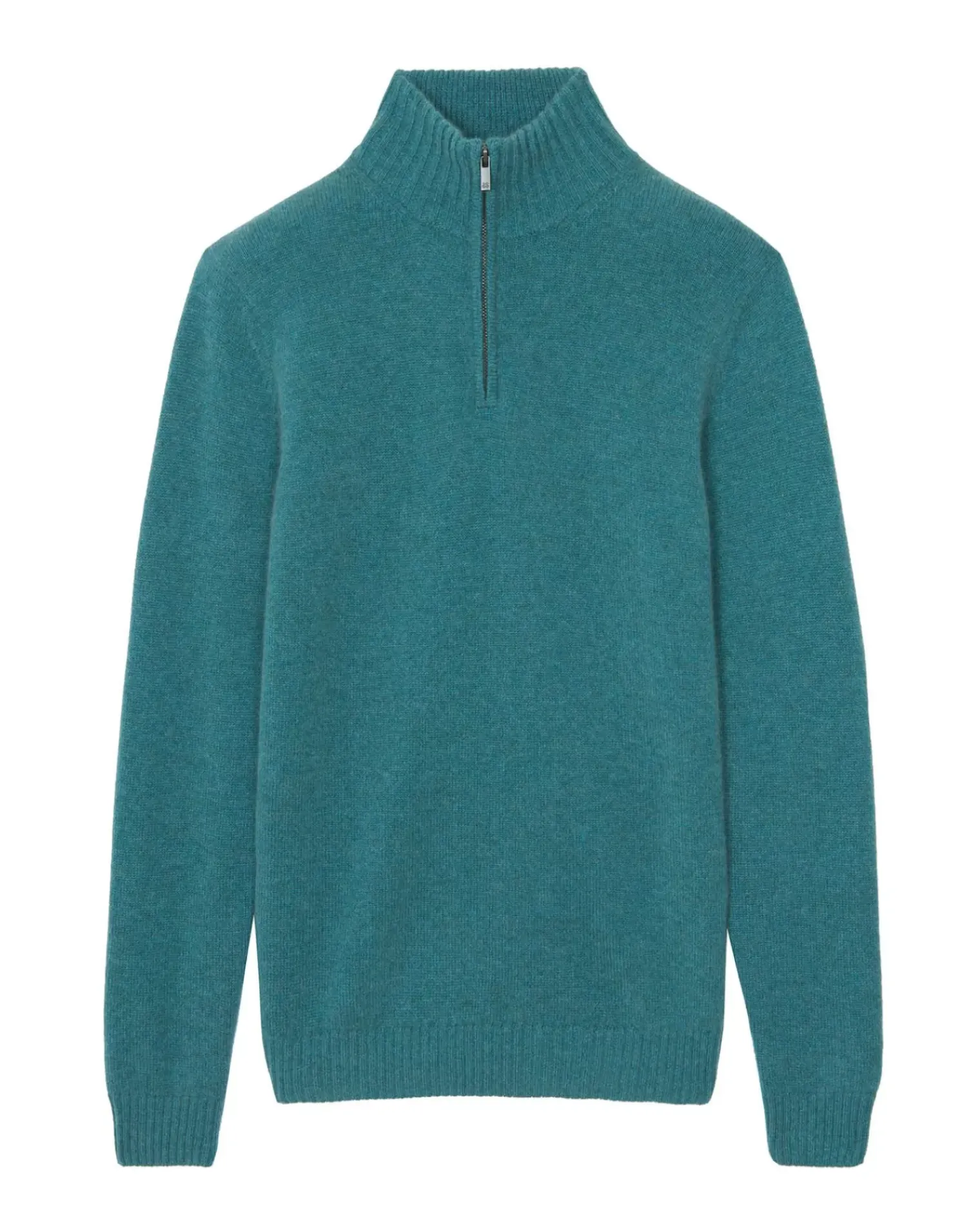 Kujten Sweaters & Sweatshirts>Men Turtleneck Cashmere Sweater Vert Chine