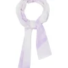 Kujten Scarves & Snoods>Off-Gauge Cashmere Scarf Parme Chine