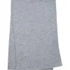 Kujten Scarves & Snoods>Off-Gauge Knitted Cashmere Scarf, 2-Threads Gris Chine