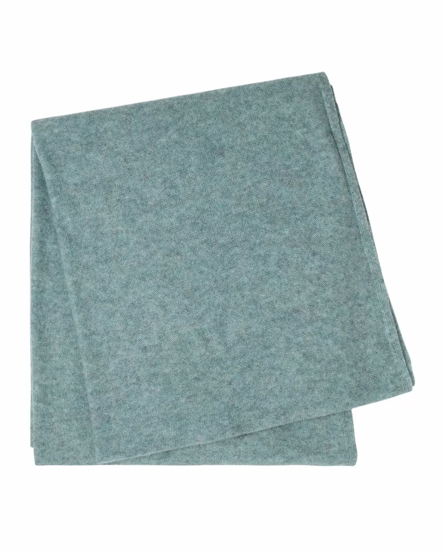 Kujten Scarves & Snoods>Off-Gauge Knitted Large Cashmere Scarf Vert Suzanne