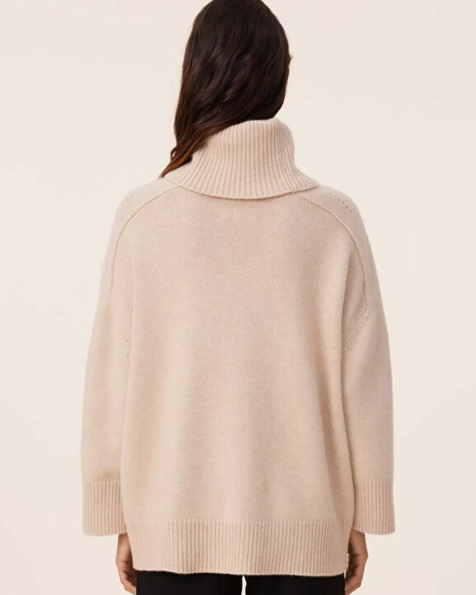 Kujten Sweaters & Sweatshirts>Oversize Turtleneck Cashmere Sweater, 8-Threads Organique