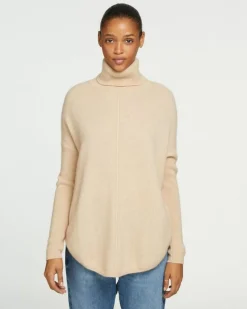 Kujten Sweaters & Sweatshirts>Oversized Cashmere Turtleneck Sweater Organique