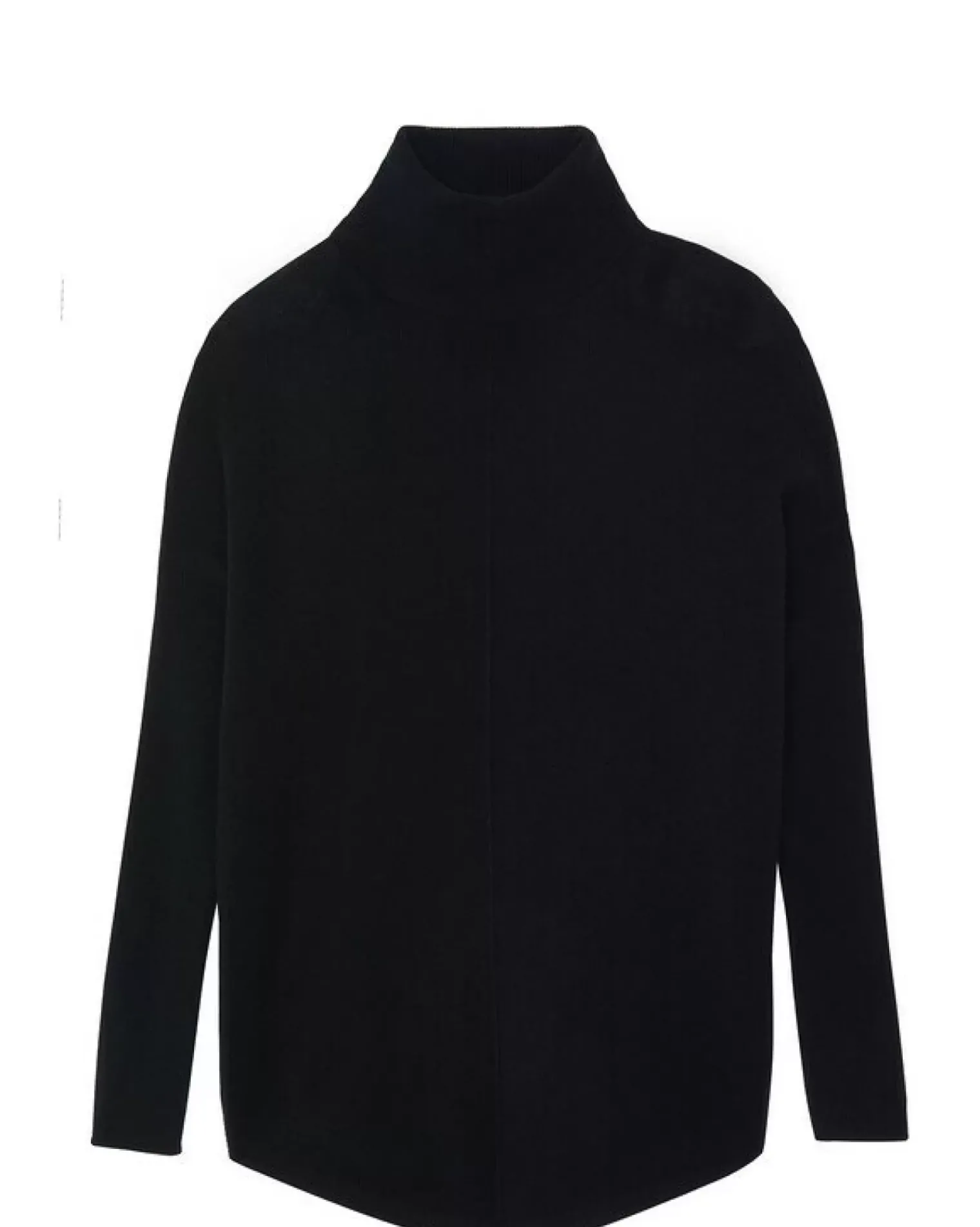Kujten Sweaters & Sweatshirts>Oversized Cashmere Turtleneck Sweater Noir