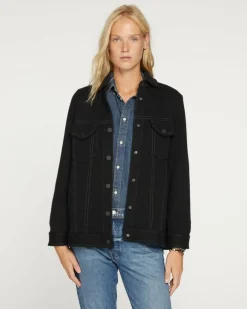 Kujten Jackets & Vests>Oversized Cashmere Vest Noir