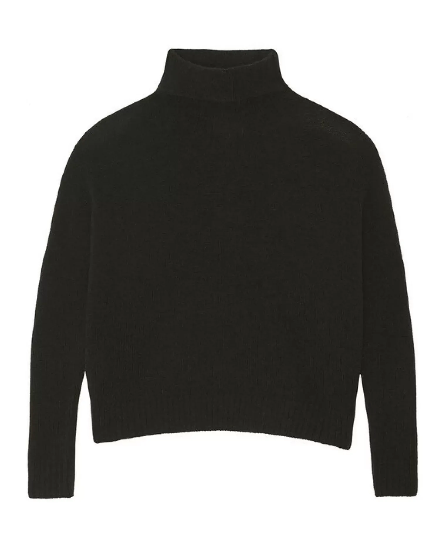 Kujten Sweaters & Sweatshirts>Oversized Turtleneck Cashmere Sweater, 4-Threads Marron