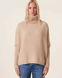 Kujten Sweaters & Sweatshirts>Oversized Turtleneck Cashmere Sweater, 8-Threads Organique