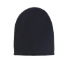 Kujten Hats & Headbands>Plain Cashmere Hat, 4-Threads Bleu Marine Fonce