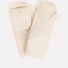 Kujten Gloves & Mittens>Plain Color Cashmere Mittens Blanc