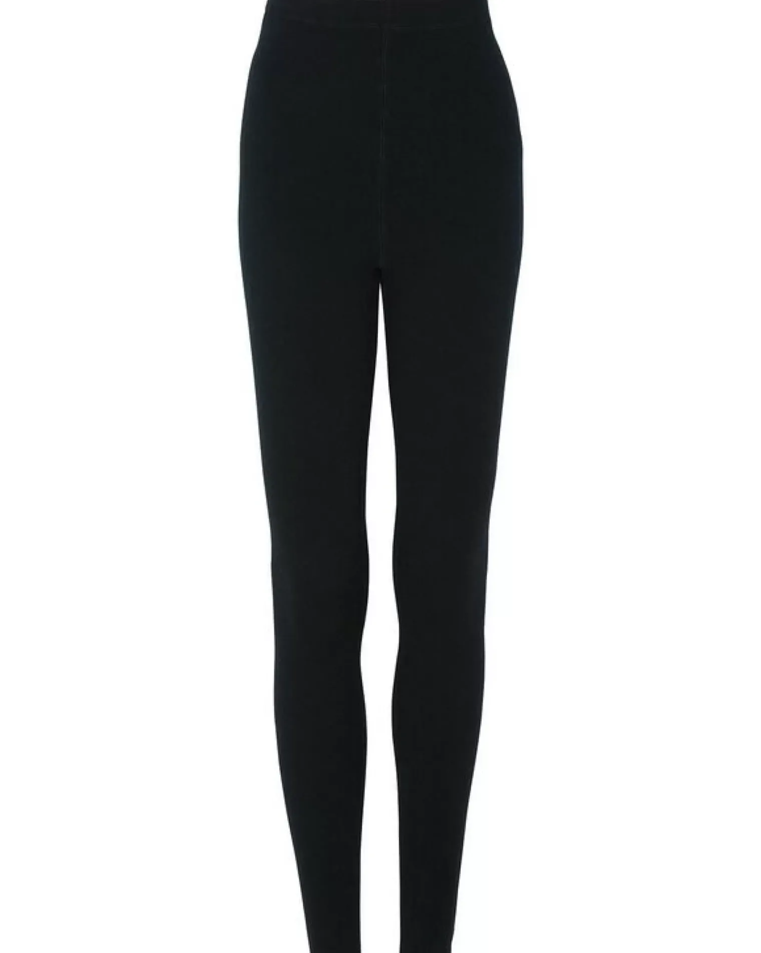 Kujten Joggings & Leggings>Plain Colored Cashmere Leggings Noir