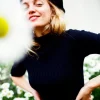 Kujten Hats & Headbands>Plain Coloured Cashmere Beret Noir