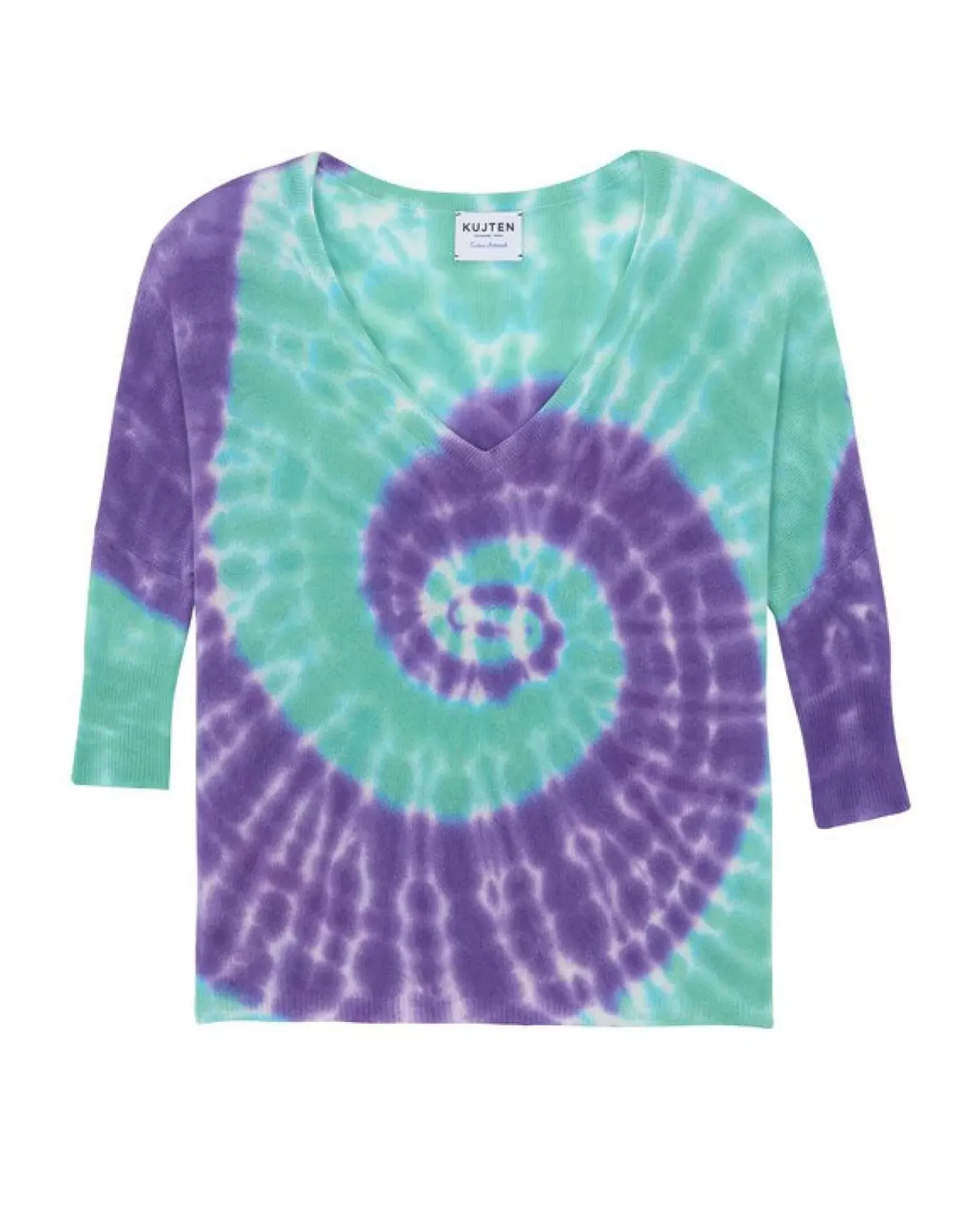 Kujten Sweaters & Sweatshirts>Round Neck Cashmere Sweater Deep Purple
