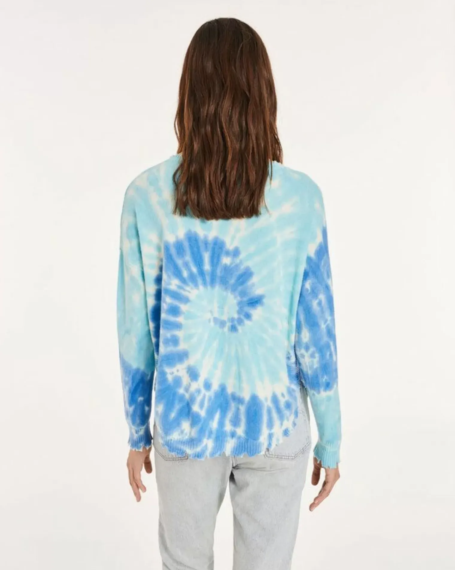 Kujten Sweaters & Sweatshirts>Round Neck Cashmere Sweater Jeans Clair