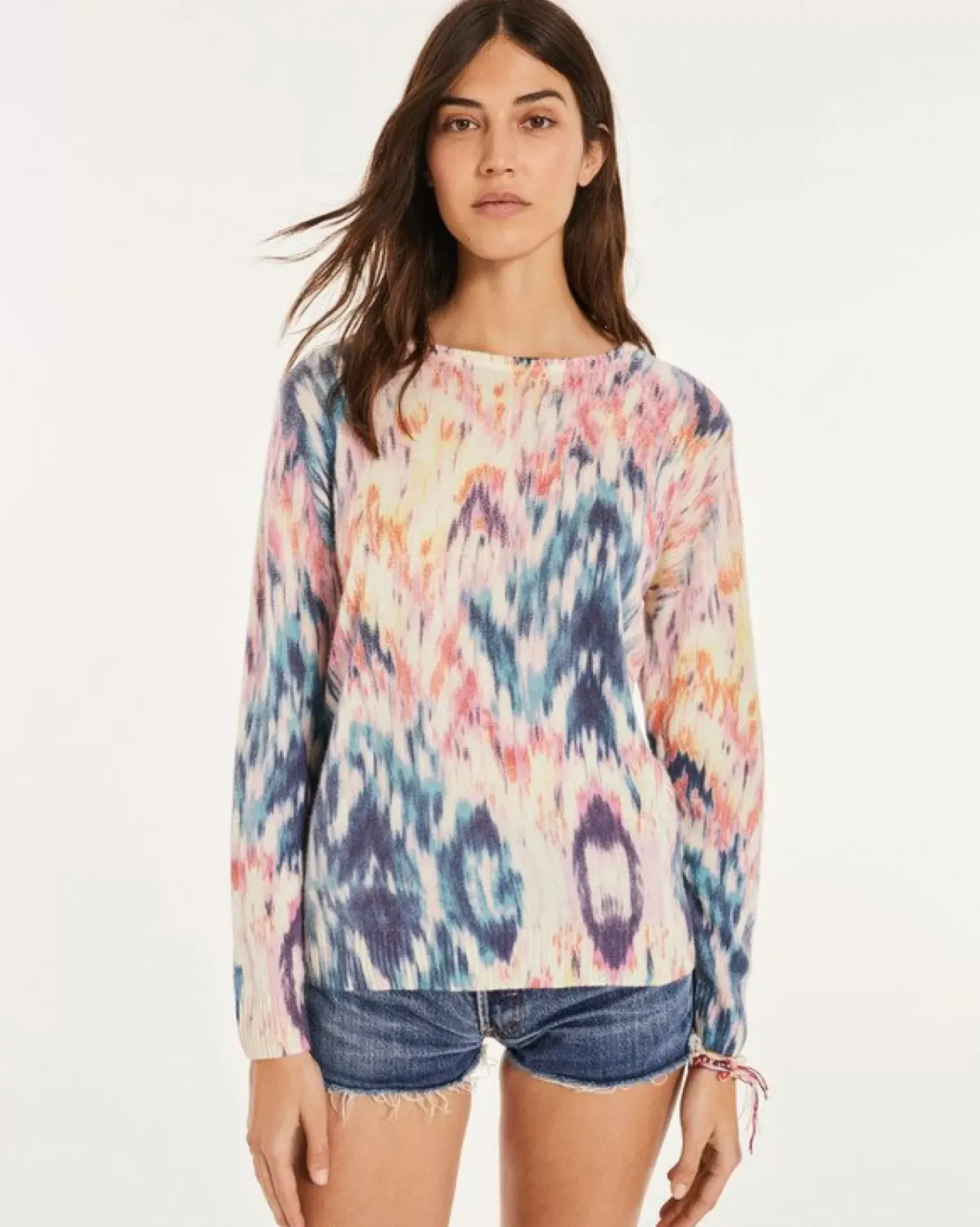 Kujten Sweaters & Sweatshirts>Round Neck Cashmere Sweater Candy Pink