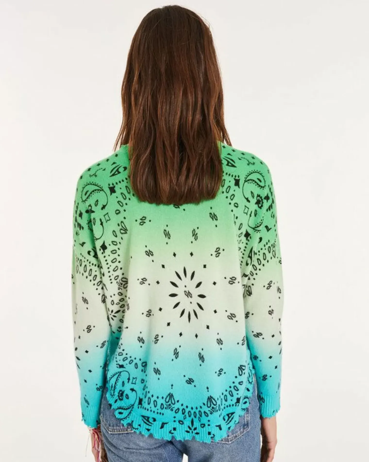 Kujten Sweaters & Sweatshirts>Round Neck Cashmere Sweater Jade