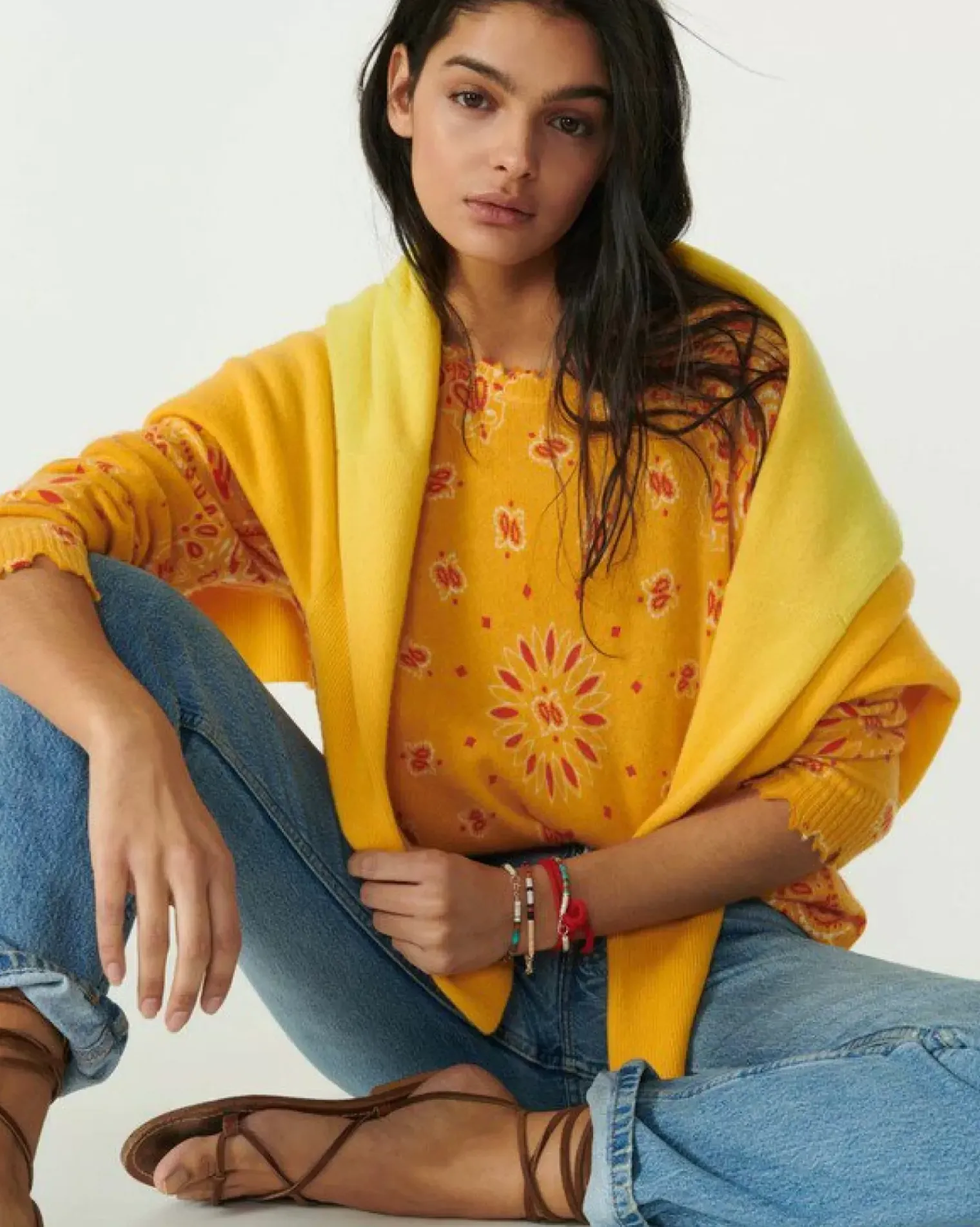 Kujten Sweaters & Sweatshirts>Round Neck Cashmere Sweater Marzipan