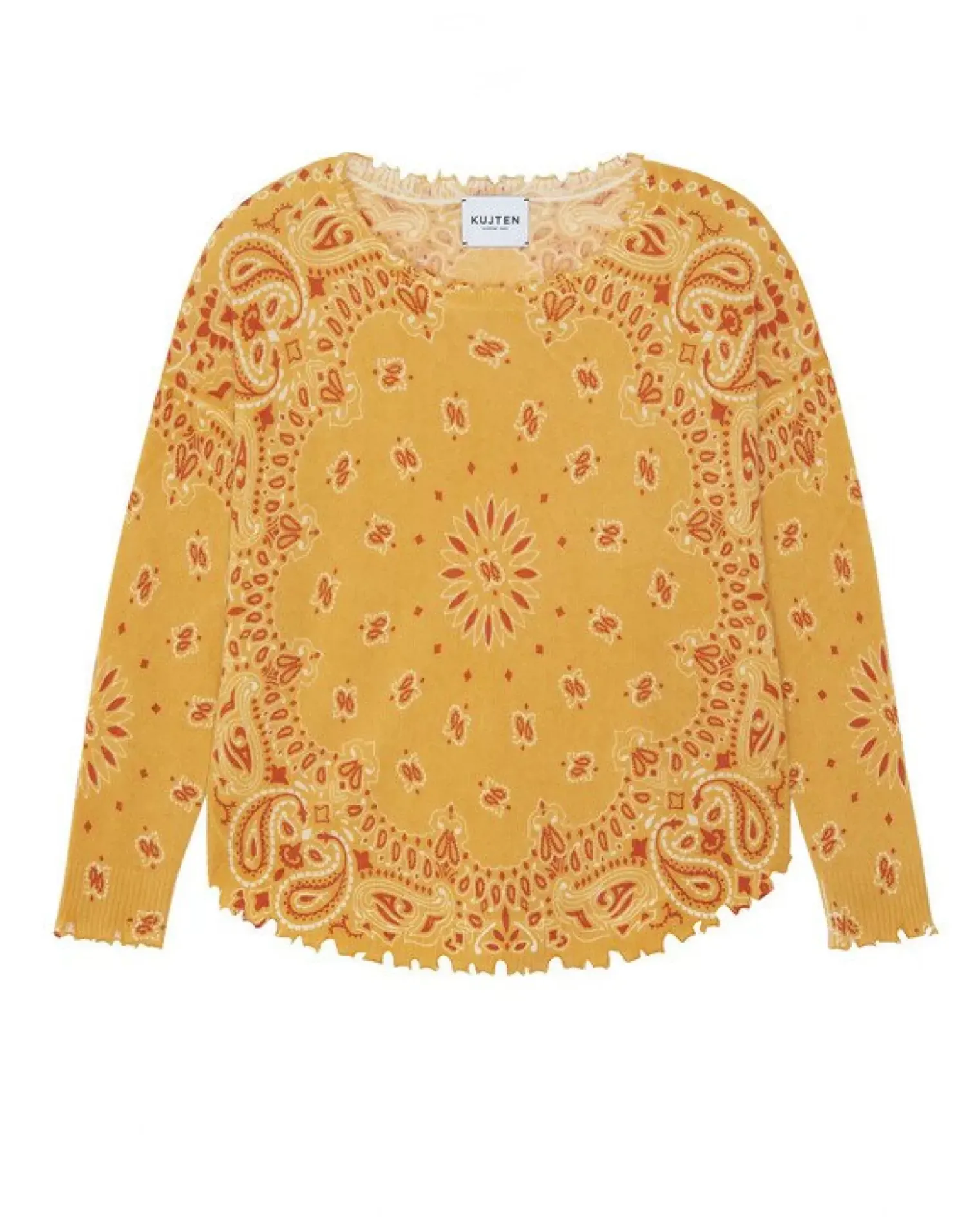Kujten Sweaters & Sweatshirts>Round Neck Cashmere Sweater Marzipan