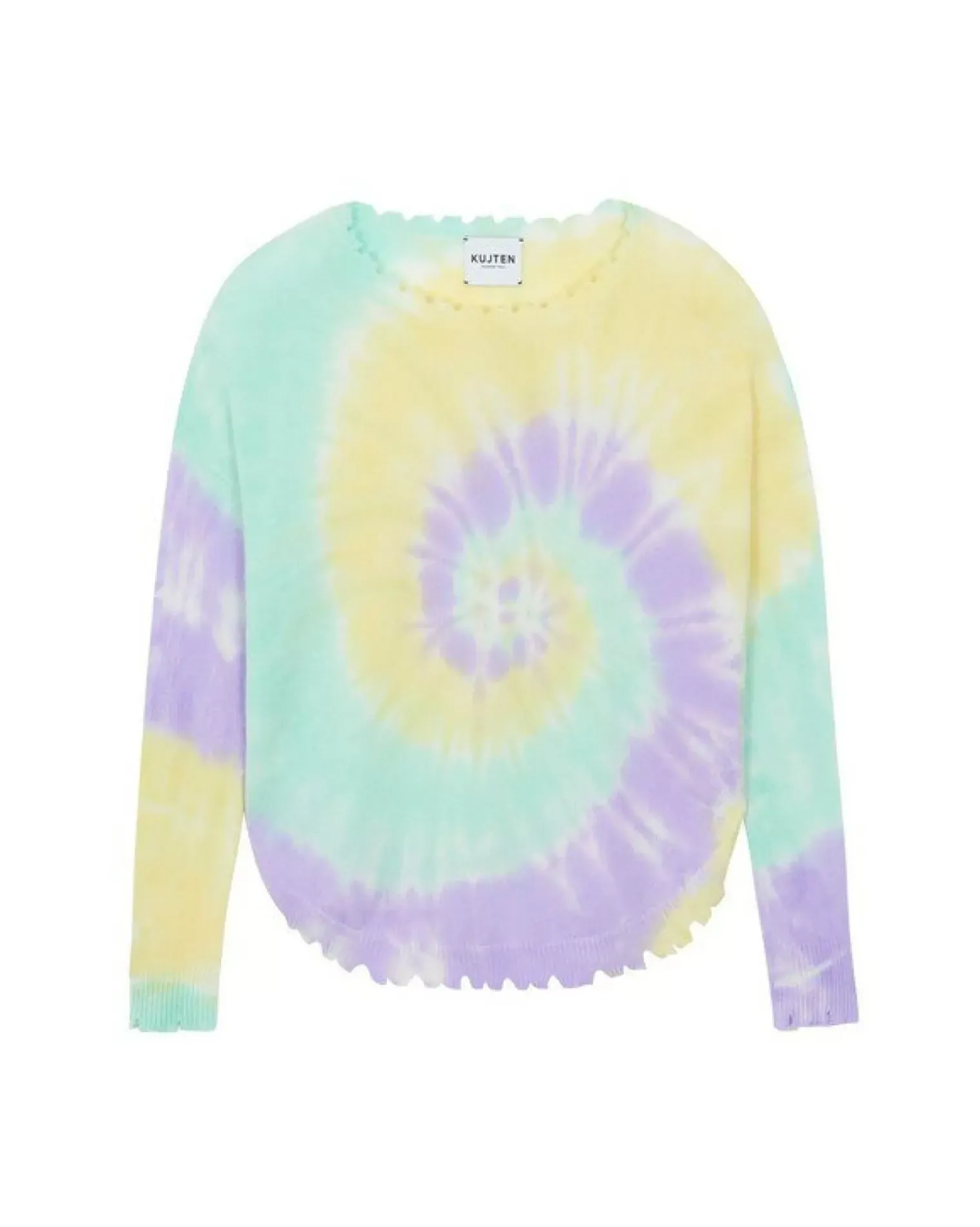 Kujten Sweaters & Sweatshirts>Round Neck Cashmere Sweater Jade