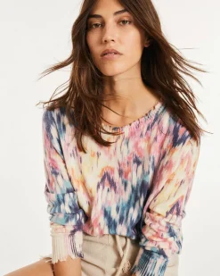 Kujten Sweaters & Sweatshirts>Round Neck Cashmere Sweater Candy Pink