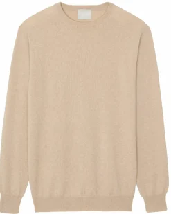 Kujten Sweaters & Sweatshirts>Round Neck Long Sleeves Cashmere Sweater Organique