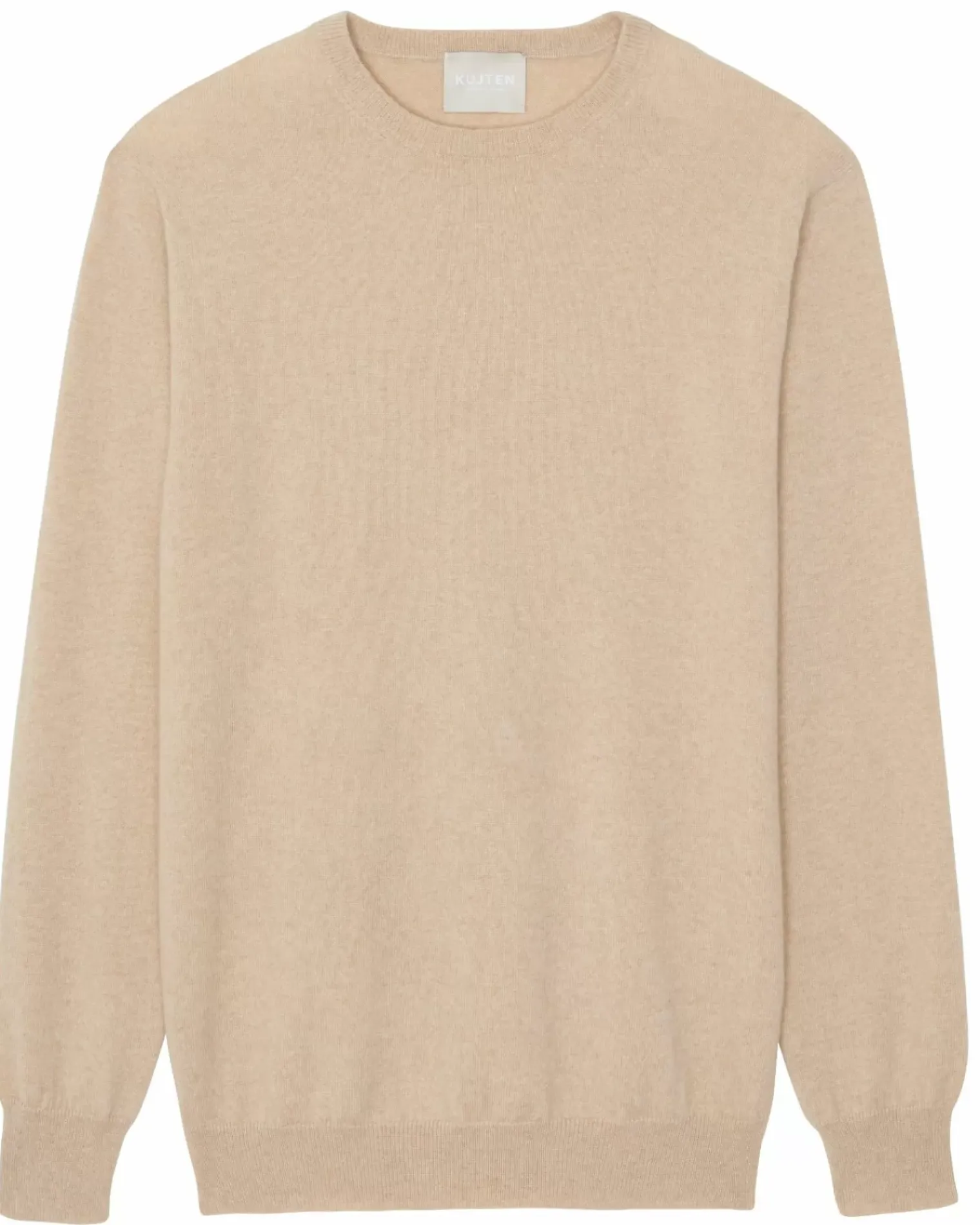 Kujten Sweaters & Sweatshirts>Round Neck Long Sleeves Cashmere Sweater Organique
