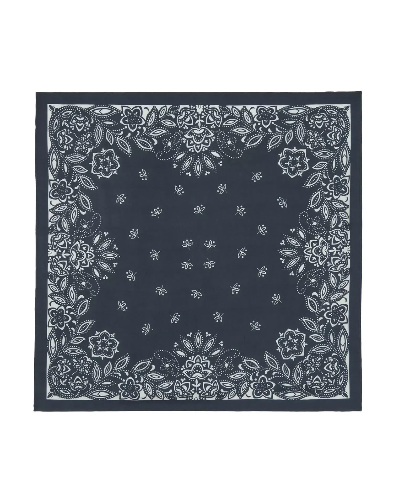 Kujten Scarves & Snoods>Silk-Cashmere Scarf Noir