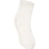 Kujten Socks & Leg Warmers>Solid Color Cashmere Socks, 4-Threads Blanc