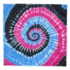 Kujten Bandanas>Tie & Dye Cashmere Bandana Rose Magenta