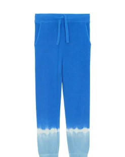 Kujten Joggings>Tie & Dye Cashmere Jogging Bleu Kabalos