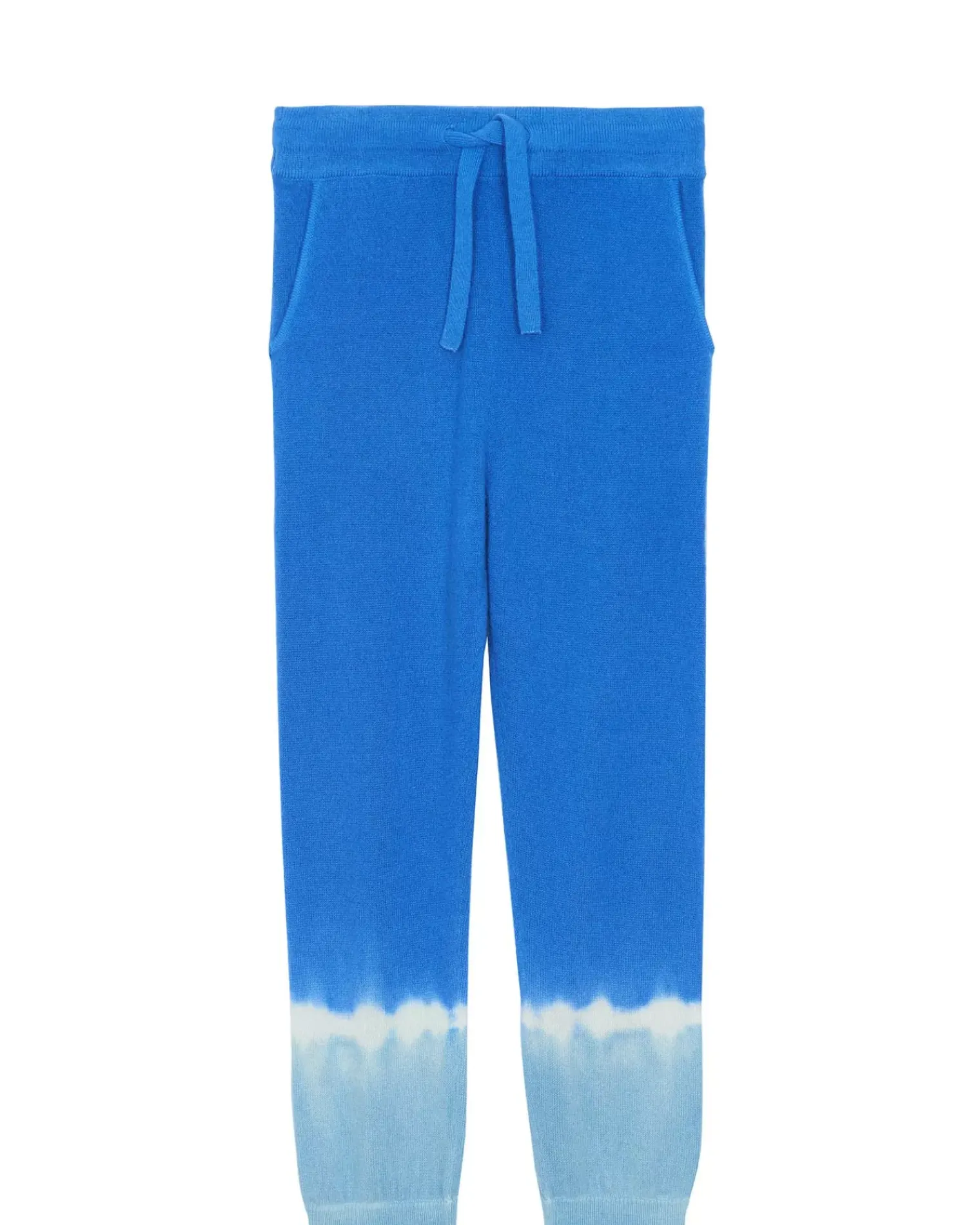 Kujten Joggings>Tie & Dye Cashmere Jogging Bleu Kabalos