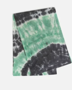 Kujten Scarves & Snoods>Tie & Dye Off-Gauge Cashmere Scarf Vert Suzy