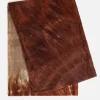 Kujten Scarves & Snoods>Tie & Dye Off-Gauge Cashmere Scarf Bordeaux Sienne