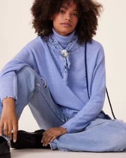 Kujten Sweaters & Sweatshirts>Turtleneck Cashmere Sweater, 2-Threads Jeans